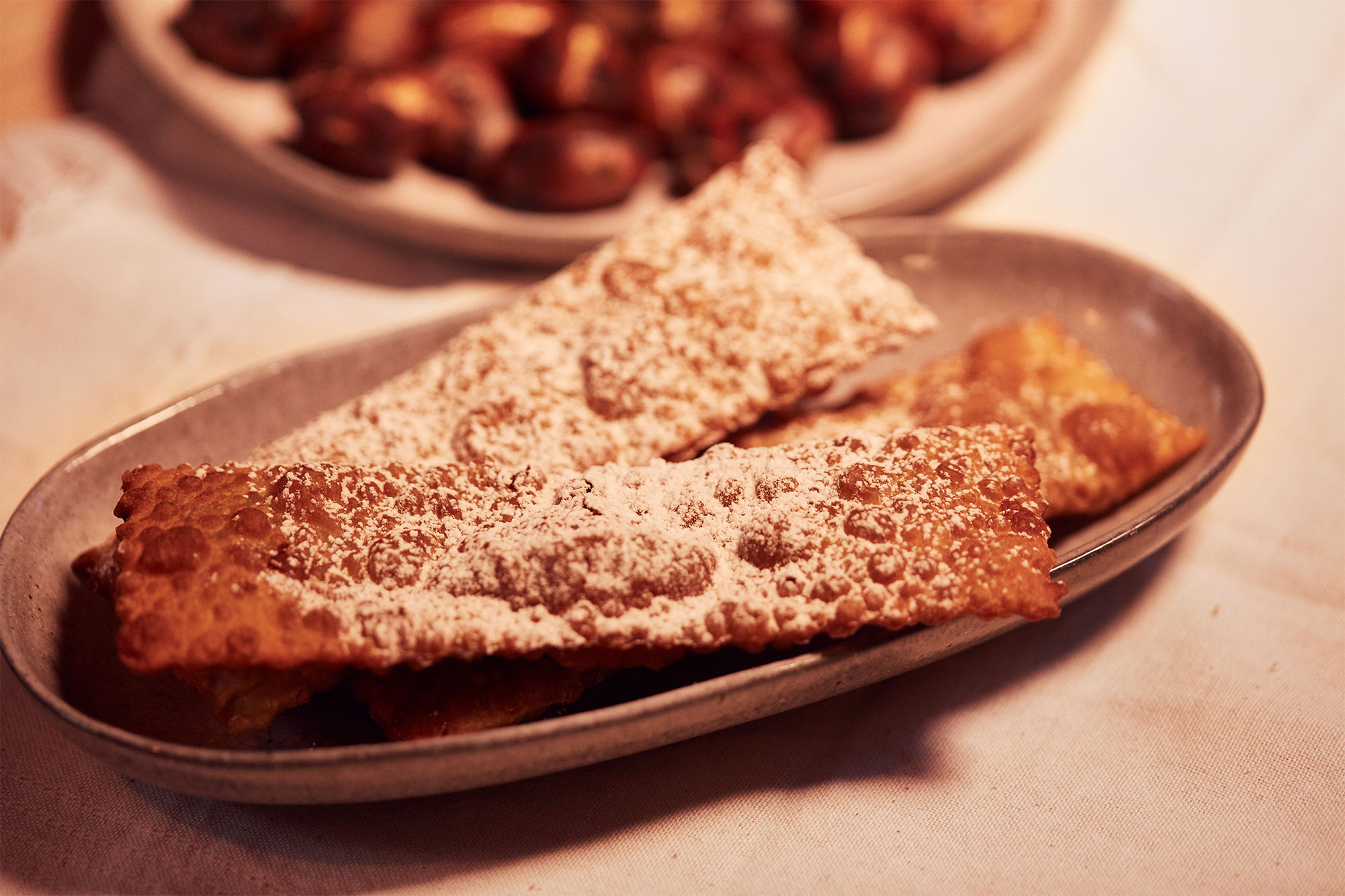 Krapfen mit Marmelade beim Törggelen