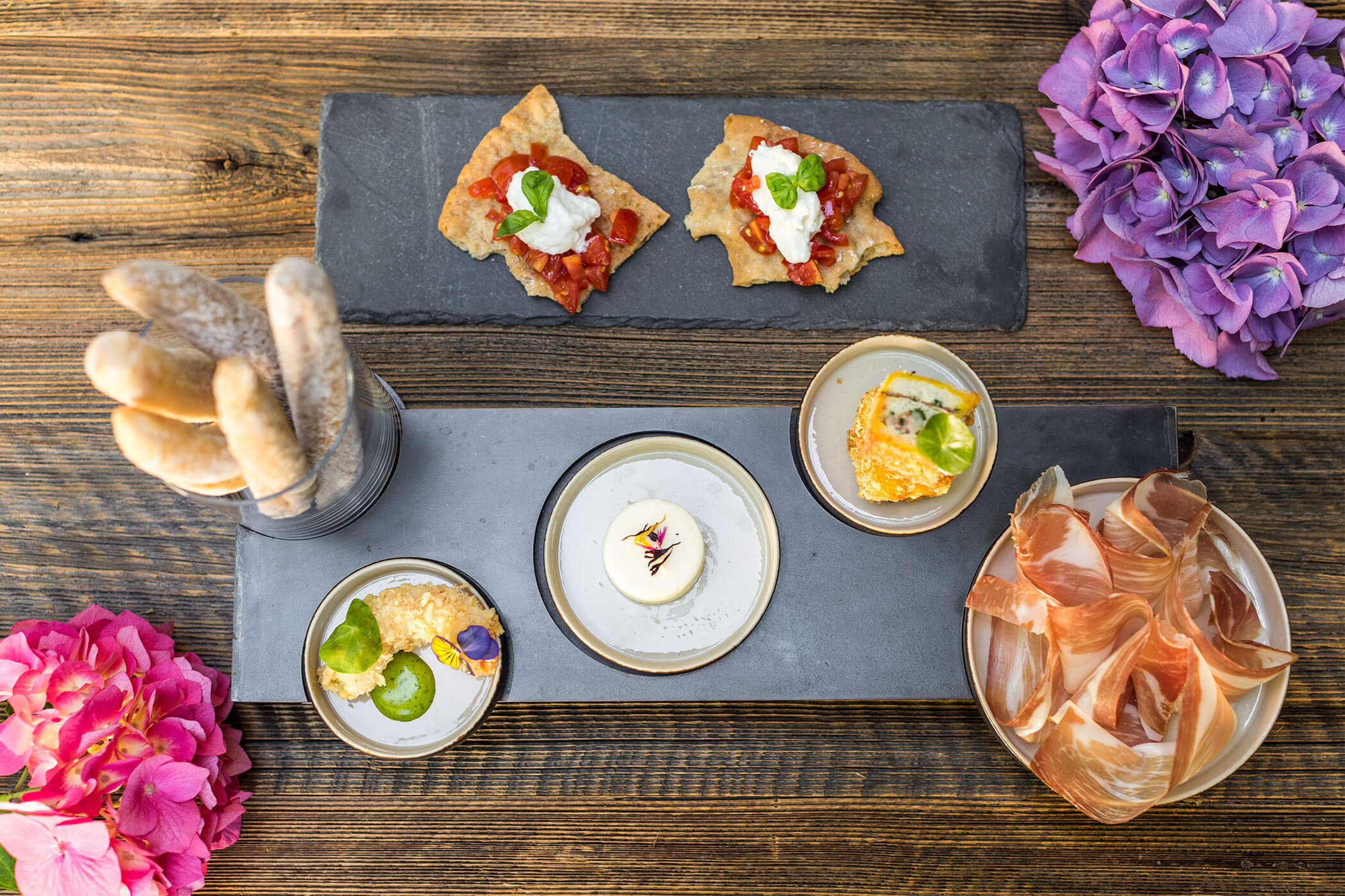 Südtiroler Spezialitäten Jause