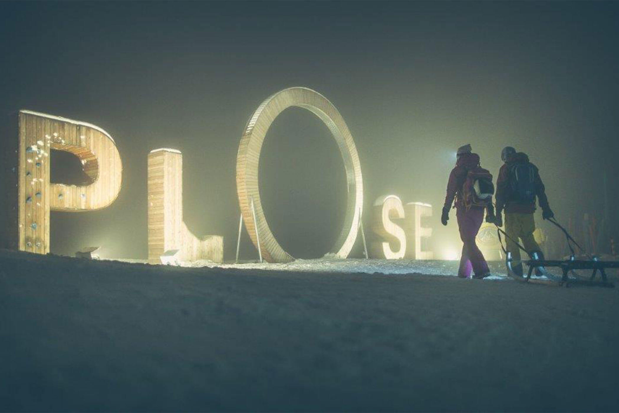 Rodeln auf der Plose bei Nacht