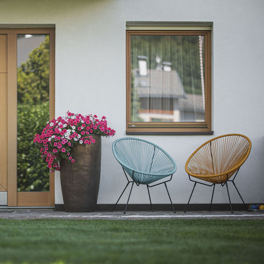A house surrounded by greenery